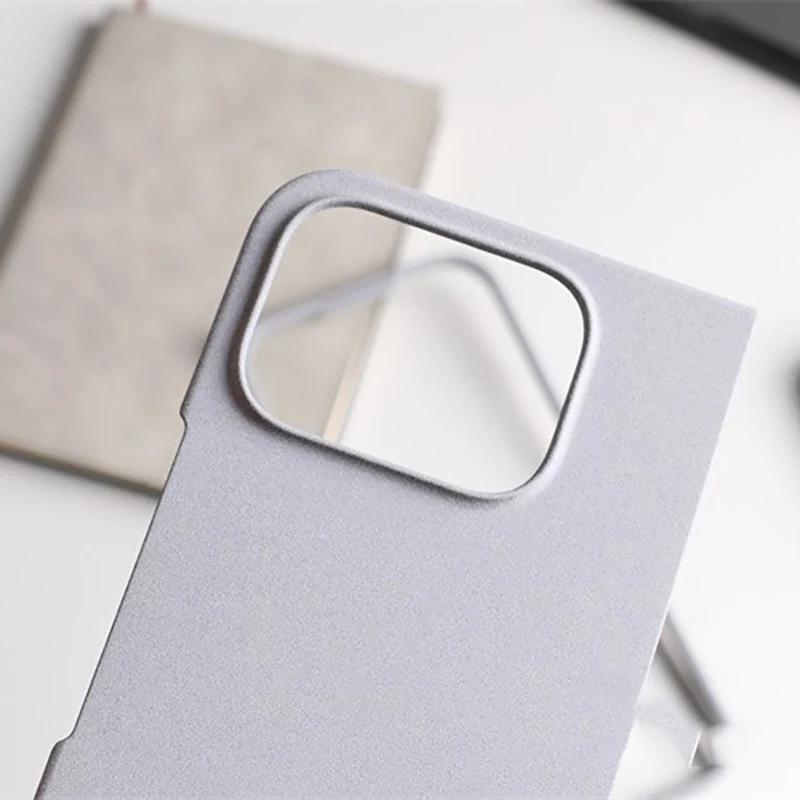 Матовый твердый ПК-чехол-книжка с текстурой песчаника для Google Pixel 9 Pro Fold, ультратонкий, противоударный, полный защитный бампер для Pixel Fold 2