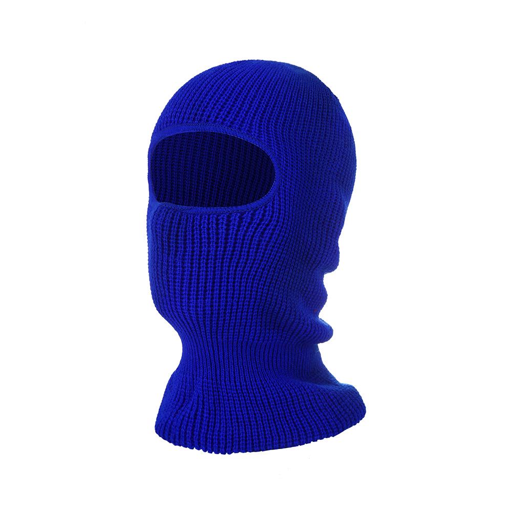 Winter Climbing Three-Hole Woolen Balaclava - Full Face Windproof Mask for Outdoor Cycling