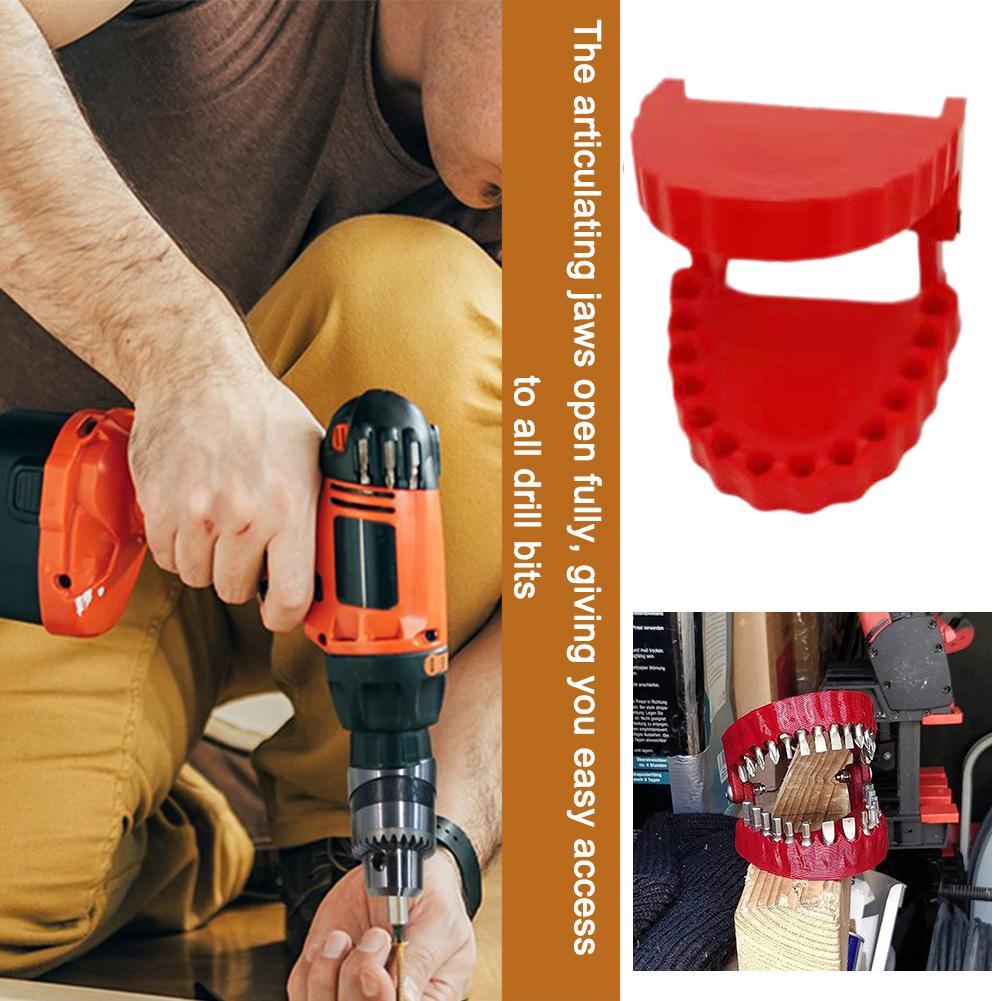 Держатель сверла для зубного протеза, держатель отвертки для зубных протезов, модель зубов, держатель для отвертки с 6,35 мм/1/4" 28-позиционным адаптером для бит, инструменты, новые