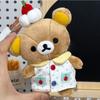 Аниме Рилаккума Мультяшные Плюшевые Игрушки Брелок Аксессуары Кавайная Мягкая Набивная Подвеска для Рюкзака Игрушки Подарки на День Рождения