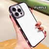 Бриллиантовый Прозрачный Чехол из Силикона с Покрытием для iPhone 16 16E 11 14 13 12 15 Pro XS Max XR Мягкая Задняя Крышка