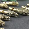 Copper Wild Boar Rhino Eagle Boa Lion Wolf Kirin Lizard Keychain Pendants Outdoor Referee Whistle Vintage Wild Survival Whistles