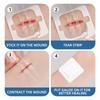 2pcs Zipper Tie Wound Closure Patch Hemostatic Patch Wound Fast Suture Zipper Band-Aid Outdoor Portable