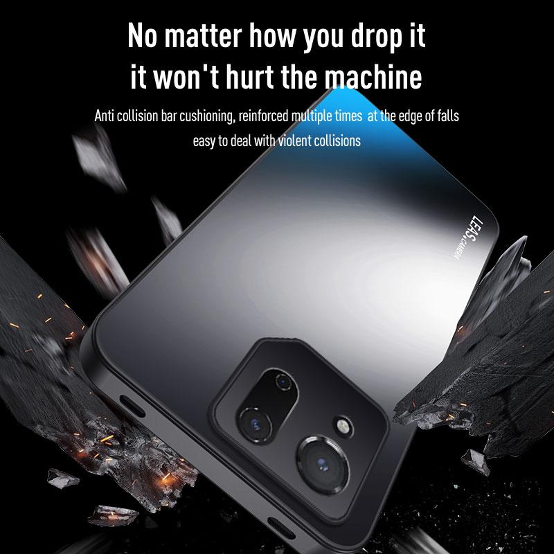 EUCAGR Для Asus ROG Phone 9 Ударопрочный AG Матовый Мягкий ТПУ+ПК Матовая Задняя Крышка Для Asus ROG Phone 9 8 7 6 5 Чехол Для Телефона Coque