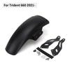 Trident 660 Motorcycle Front Fender Mudguard Extender Extension Black For TRIDENT 660 Trident660 trident660 2021 2022 2023 2024