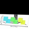 Movable Monitor Memo Board Adhesive-Free Sticky Note Holder Under Monitor Organizer  Office Use