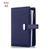 Refillable Card Organizer Ring Binder Leather Loose Leaf Daily Planner File Folder Notepad Notebook