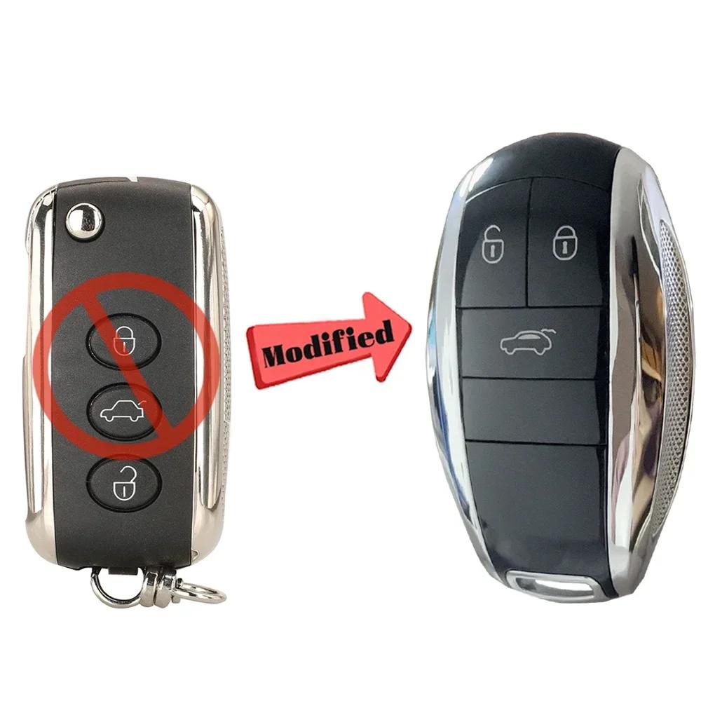 Для Bentley Mulsanne Continental Hurtling Gt Flying Spur Kr55Wk45032 Замена корпуса выкидного брелока-ключа 3/4 кнопки