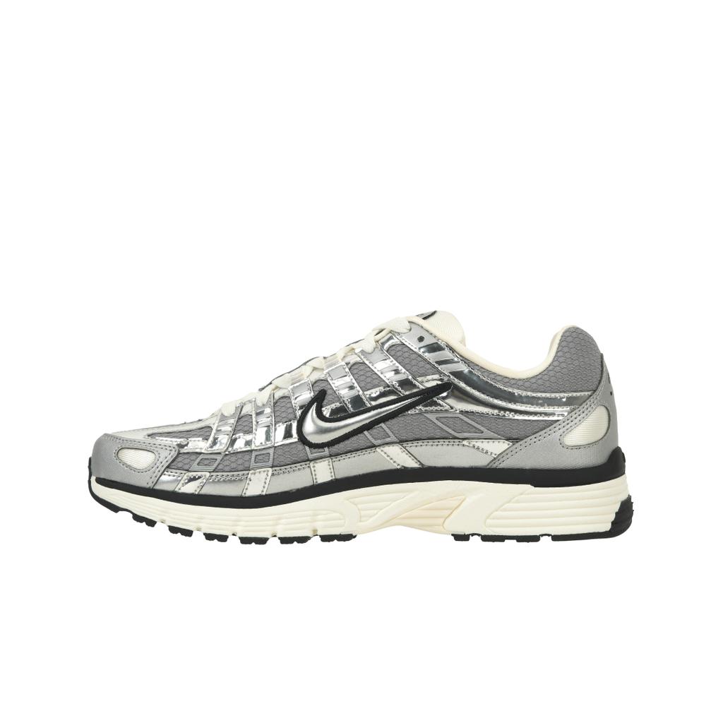 Nike P-6000 Металлические серебристые мужские кроссовки Sail Black CN0149-001
