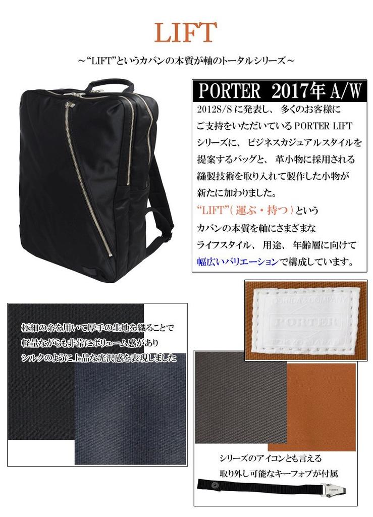 PORTER Rucksack Daypack Navy (Porter) [LIFT/Lift] 4.