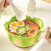 Ceramic Noodle Bowl Creative Cabbage Shape Serving Bowl Cartoon Vegetable Tableware for Noodles Soup Salads