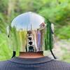 Helmet Steel Cosplay Helmet Armor  Medieval Sci-Fi Collectible LARP  Display Prop Gift