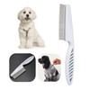 Pet Cat Dog Flea Comb for Home Animal Care, Stainless Steel Comfort Flea and Hair Grooming