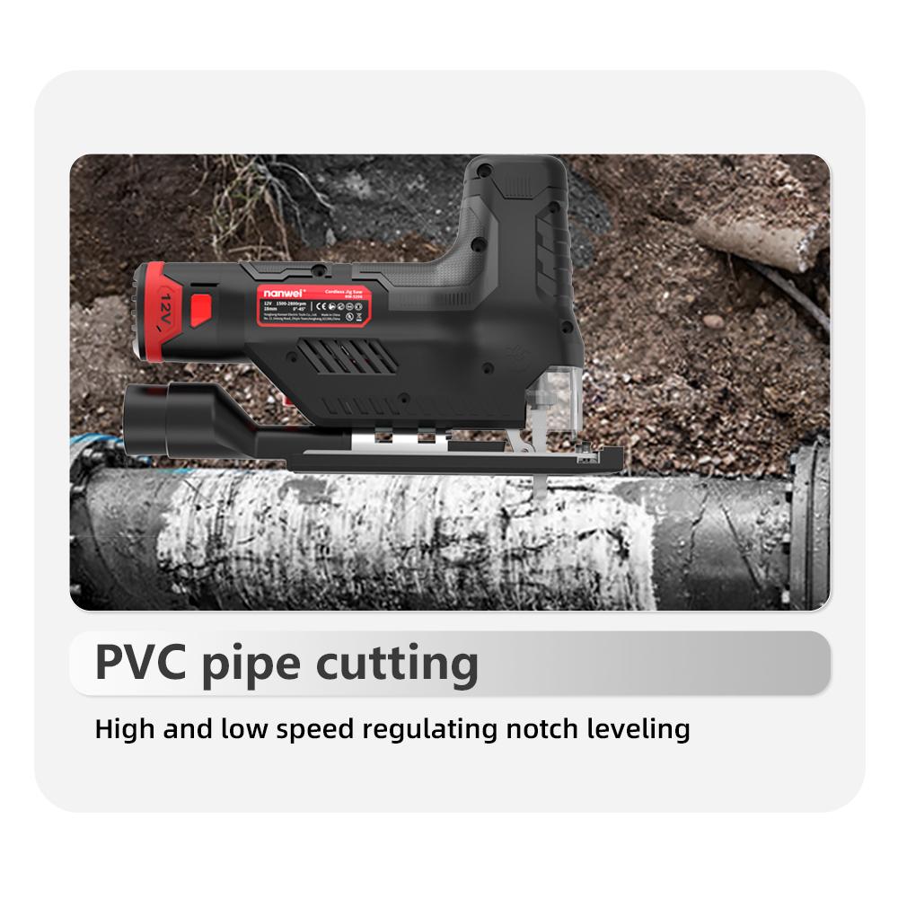 NANWEI 12 В/Лобзик/Мини/6 скоростей/1500-2800 об/мин/Интерфейс зарядки Tpye-C