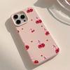Милый бант с вишней Защитный чехол для телефона Для iPhone 17 Air 16 16e 15 13 12 11 Pro Max Pro Plus Противоударный Тонкий Флип-чехол Funda