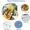 1 шт. Шторка для душа «Пчела и подсолнух» - Бабочки, Ботаническое искусство, Полиэстер, 70,8x70,8 дюйма, 12 крючков, Элегантный декор для ванной комнаты