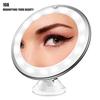 10X Magnifying Makeup Mirror With Lights Portable LED Lighted Cosmetic Mirrors for Home Tabletop