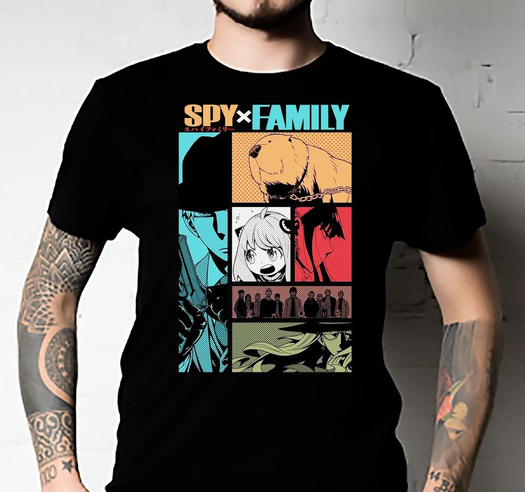 Мужские и женские футболки SPY X FAMILY Семья Форджеров