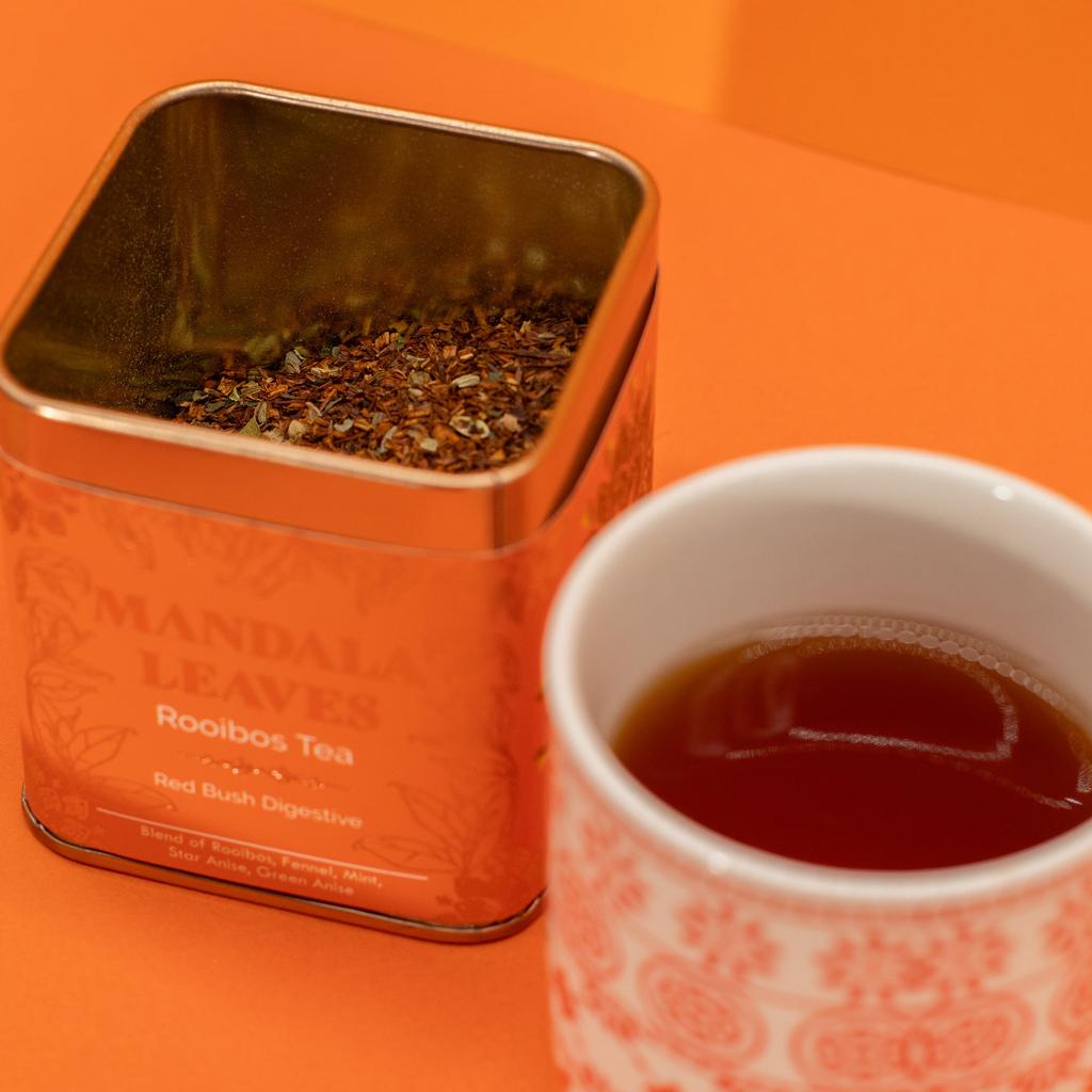 2x Caffeine-Free Rooibos Red Bush Digestive Tea, 50g