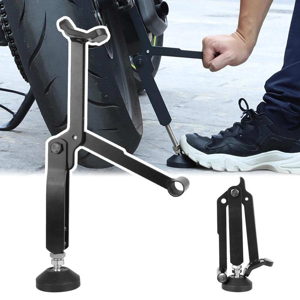 Motorcycle Jack Kickstand Labor Saving Wheel Support Side Stand Paddock Stable Swingarm Lift Lifter Frame Motorbike Accessories