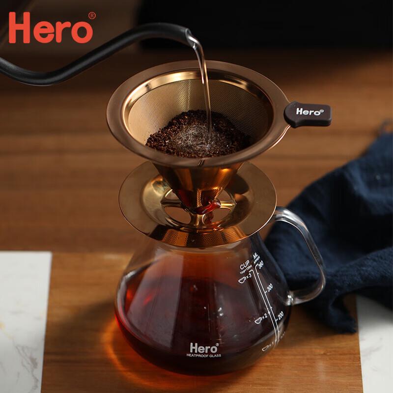 Герой Двухслойный фильтр для капельной кофеварки из нержавеющей стали