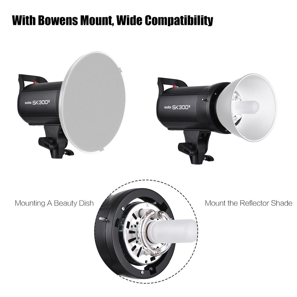 Godox SK300II Профессиональная компактная студийная вспышка мощностью 300 Вт со встроенным Godox 2.4G Wireless X