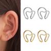 Women's Earrings Convenient Earrings Clip Student Lovely Jewelry Simple Fashion Charm Earrings