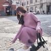 2024 Korean-Style Over-the-Knee Loose Knitted Sweater Dress: Thickened Mid-Length for Autumn/Winter
