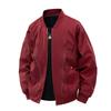 Jacket Men's Spring and Autumn Loose Trendy Solid Color Top American Casual Retro Baseball Jacket Men's