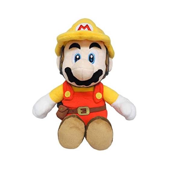 San-ei Boeki Super Mario Maker 2 Строитель Марио (С) Плюшевый SMM01
