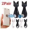 Creative Cat Magnetic Suction Hook With Strong Adhesive For Storing Air Conditioning Remote Controls And Fixing Routers