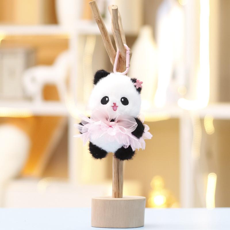 Bag Panda Messenger Plush Toy Keychain Ornament For Home Decor And Teen Gifts