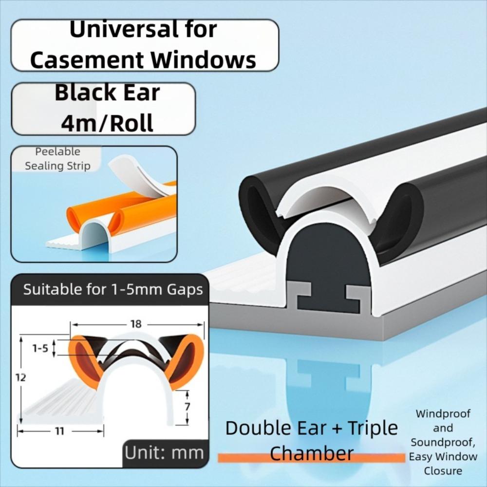 Soundproofing Casement Window Sealing Strip Windproof Insulation Strip Broken Bridge Aluminum