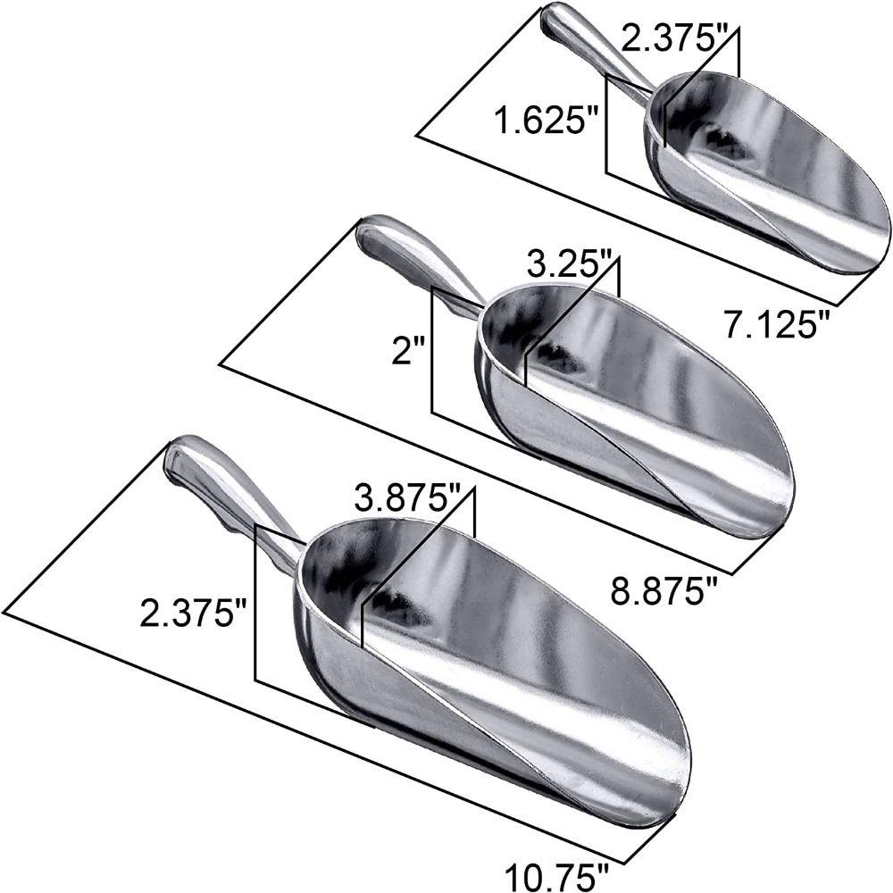 Прочные алюминиевые хозяйственные совки, совки для льда, алюминиевый сплав, лопата для льда для зерна, совок для льда
