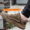 Labor Insurance Shoes Men's Anti-smashing, Anti-piercing, Wear-resistant Soft-soled Steel Bag Head, Breathable Leather Anti-scalding Work Shoes