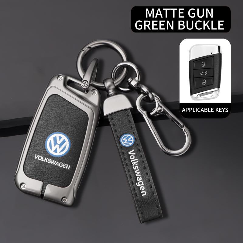 For VOLKSWAGEN VW Zinc Alloy Car Key Case Cover Key Protection Shell For VW Volkswagen Magotan Magotan GTE Passat B6 B7 B8 CC Ar