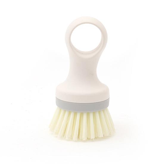 Cleaning Brush Round Head Comfort Handle Dense Bristles Kitchen Dishwashing Brush Tool Household Supplies