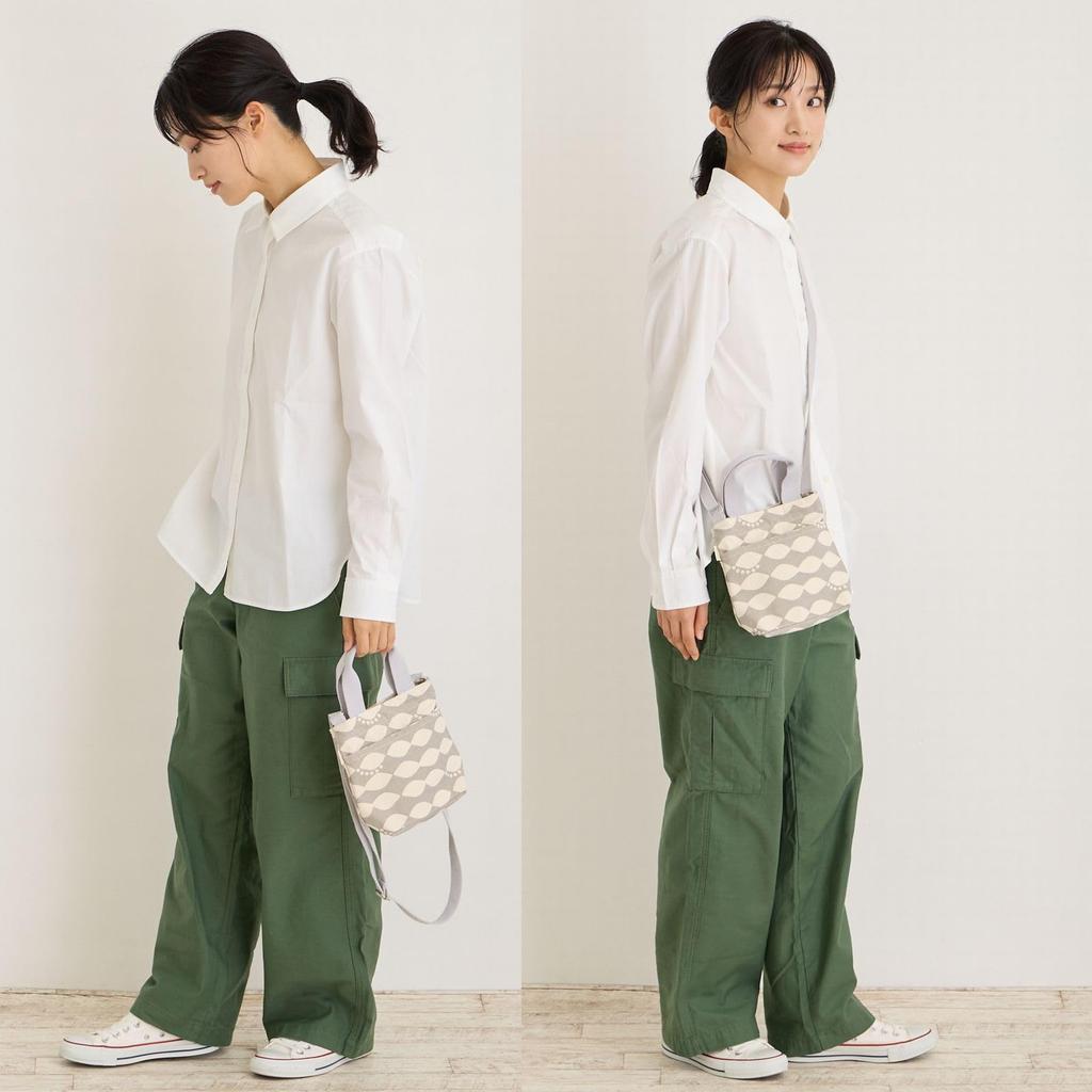 0667 Сумка-тоут через плечо Mini Baby Lou BR Mini Marche [Rootote] (04 Черный)