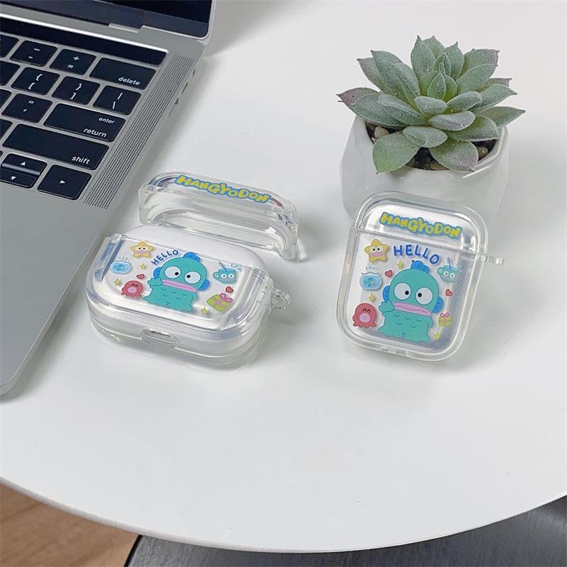 Cartoon fisherman Hanton applicable AirPods 1/1/1/1 generation protective case Apple wireless earphone 1/1pro soft case