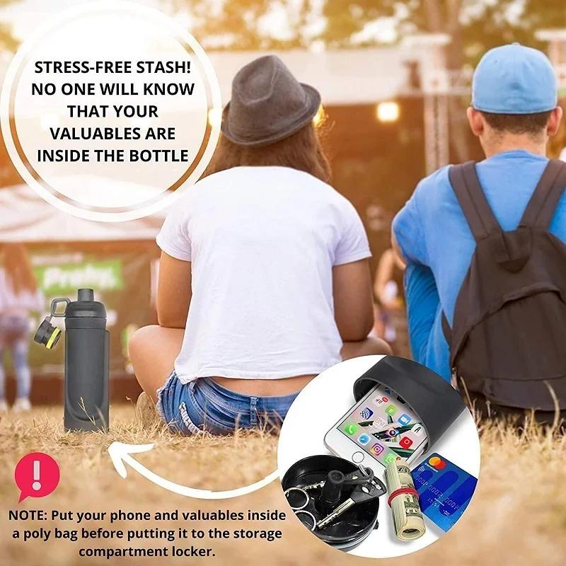 Бутылка для воды Diversion Secret Hidden Mobile Phone Stash It Travel Outdoor Pool Side Hidden Mini Safe