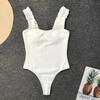 Great Lady Swimwear Comfortable Wireless One-piece Elastic Girl Swimsuit for Water Activity