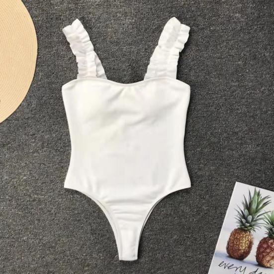 Great Lady Swimwear Comfortable Wireless One-piece Elastic Girl Swimsuit for Water Activity