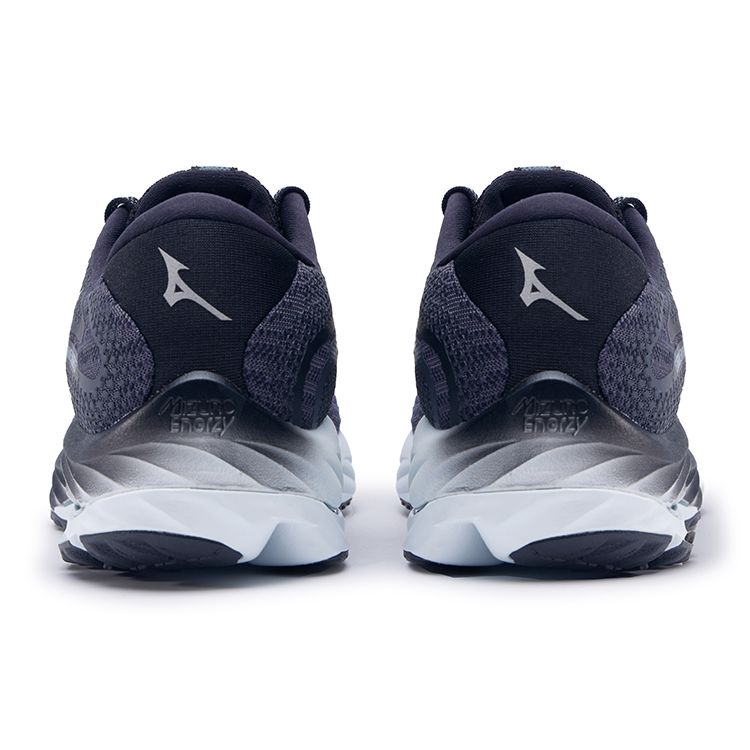 Mizuno Wave Rider 27 Trendy Comfortable Shock Absorption Durable Breathable Low-Top Casual Running Shoes Men Sneaker Blue Black J1GC230302