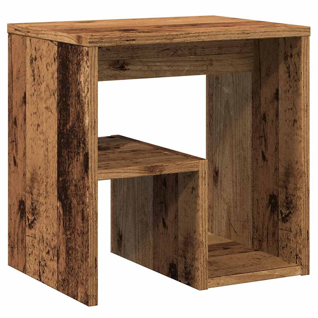 Vidaxl Szafka Nocna, Stare Drewno, 40X30X40Cm, Materiał Drewnopochodny