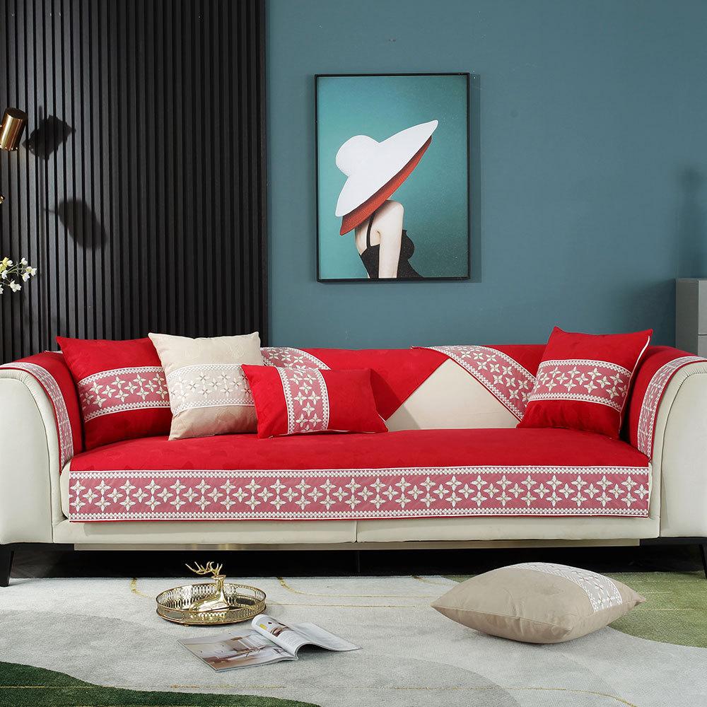 Современная простая диванная подушка Four Seasons, универсальная скандинавская нескользящая подушка для дивана, чехол для дивана, чехол