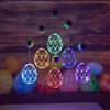 Easter Suction Cup Lamp Luminous Decoration Ornaments Party Atmosphere Lamp Cute Hanging Ornaments