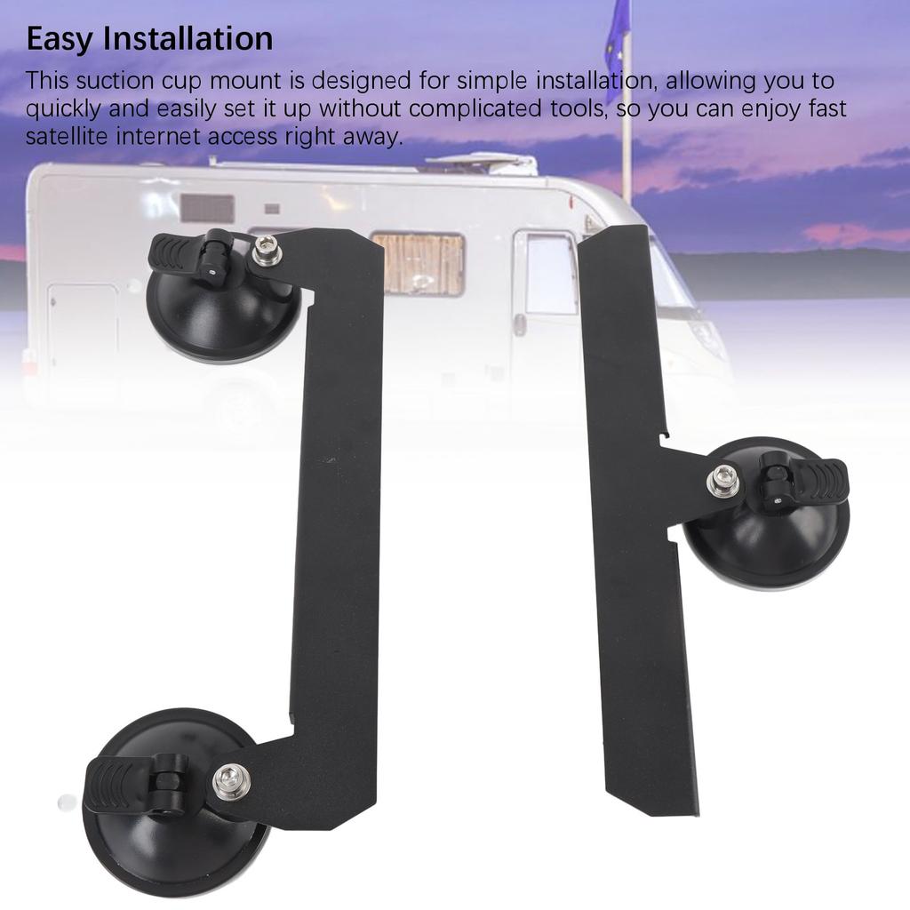 Car Sunroof Suction Cup Mount for Mini Satellite Dish Antenna Mounting Kit for Car Window Roof RV Yacht SUV