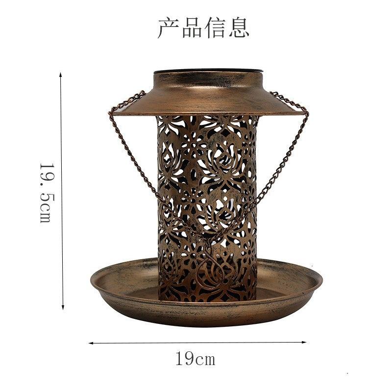 Metal Bird Feeder for Outdoors Hanging - Premium Grade Metal Bird Feeder for small birds, Chew-Proof, Weather and Water Resistant Wild Bird feeders