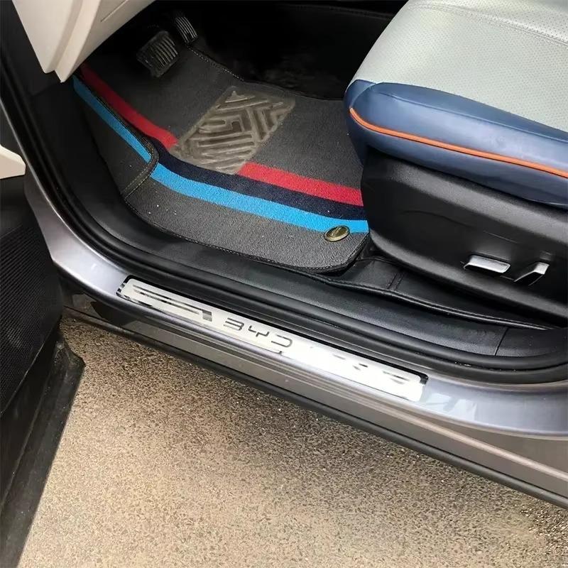Серия BYD Защита порога автомобиля из нержавеющей стали для BYD Atto 3 Yuan Plus Song Plus Seal Dolphin Sealion Seagull Shark