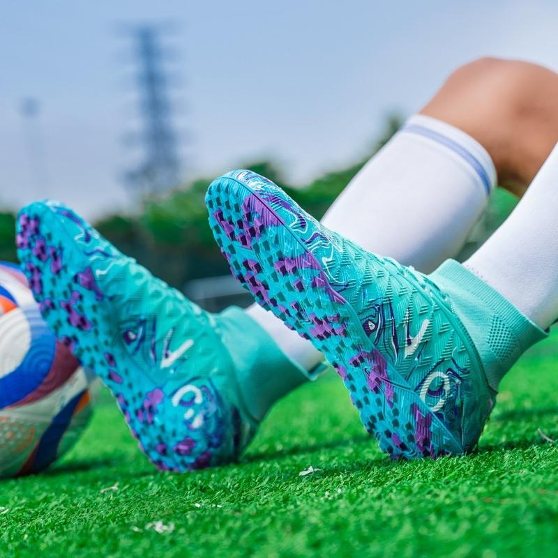 34-46 Унисекс Футбольные бутсы Резиновая Мягкая Подошва Короткие Шипы Искусственный Газон Юношеские Детские Футбольные Бутсы Мальчики Футбольные Бутсы